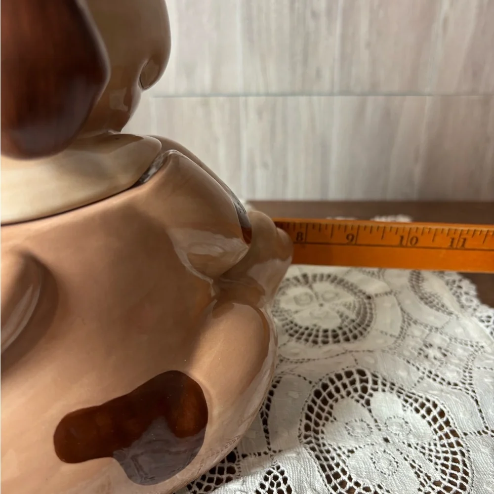 JCPenney Vintage Home Collection Ceramic Dog Cookie Jar Treat Jar